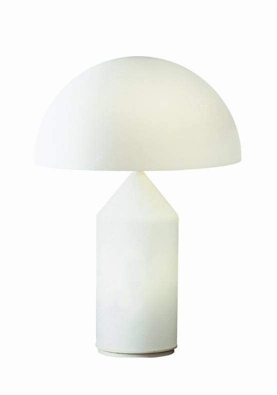 Atollo 236 bordlampe, opal