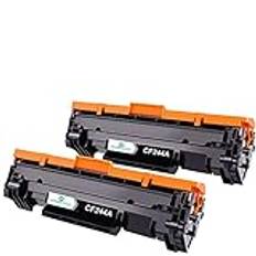 Hyggetech CF244A 2-BK kompatibel tonerersättning för HP CF244A 44A toner för Laserjet Pro MFP M28A M28W hp Laserjet pro m15w toner M15A skrivare