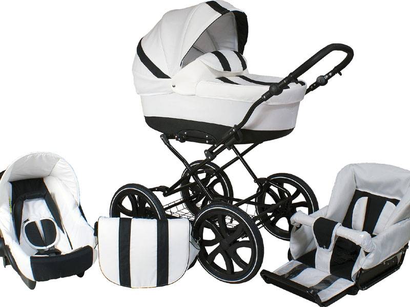 Severine Duo 3 in 1 Vit/Svart