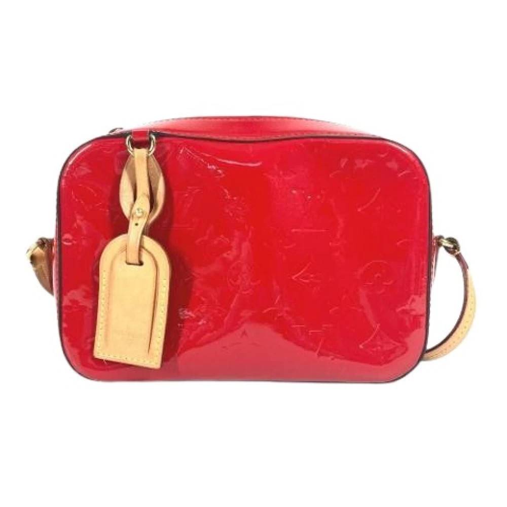 Louis Vuitton Vintage Pre-owned Monogram Vernis Skuldertaske - Vintage - Dame - Rød - ONE SIZE - Uld
