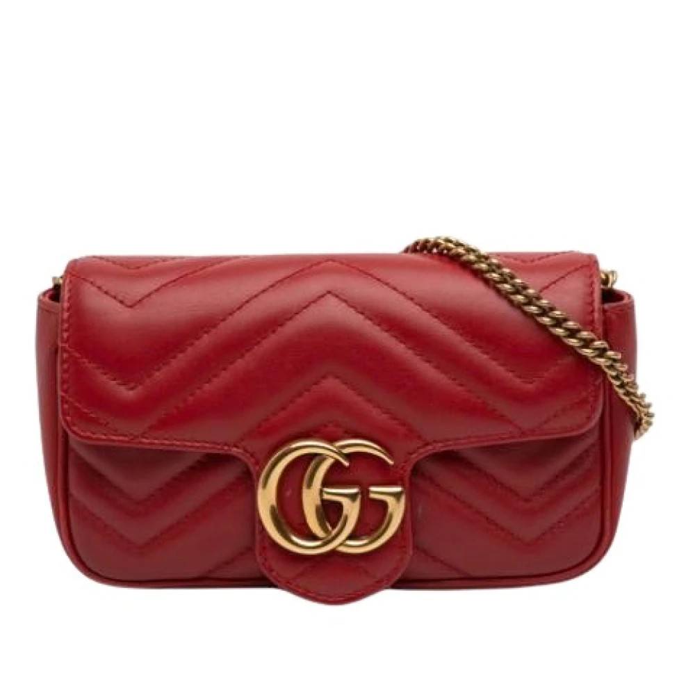 Gucci Vintage - Pre-owned Quilted Crossbody Bag Vintage - Dam - ONE Size - Läder