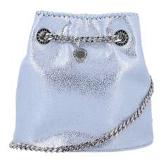 Stella McCartney, Väska, Dam, ONE Size, Mini Bucket Väska med Falabella Stil - blue (ONE SIZE)