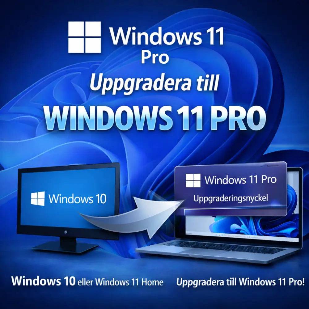 Microsoft Windows 11 Pro Licens | Retail (Aktivera Direkt)