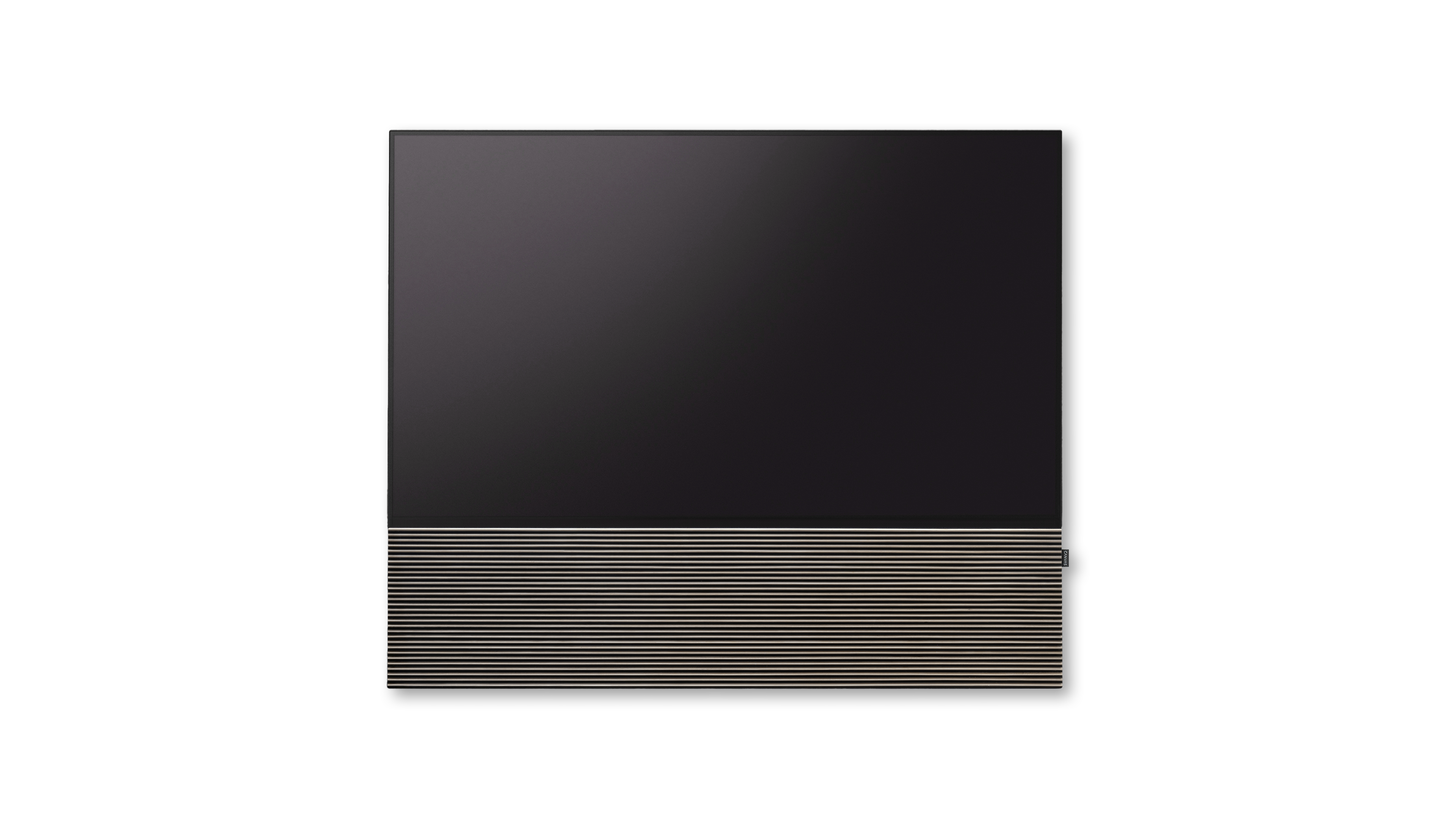 Canvas soundbar med "Walnut" - 77".