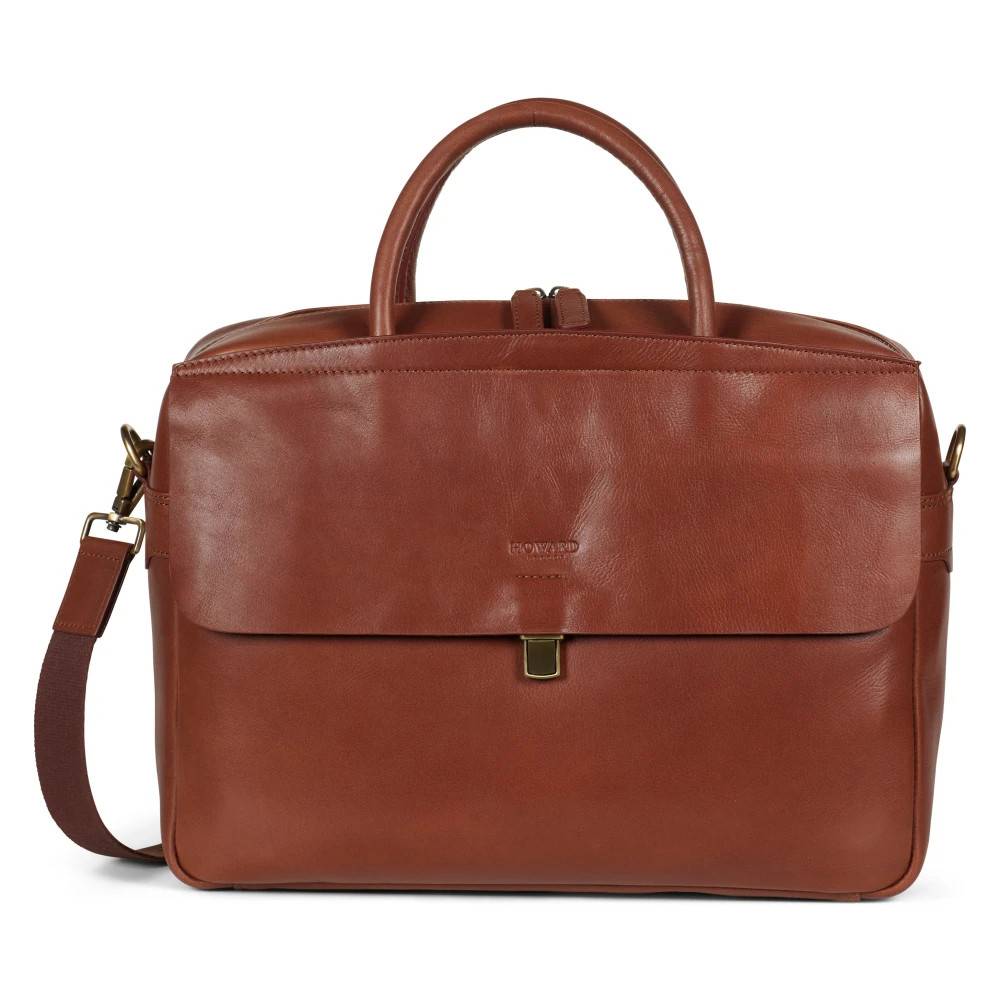 Howard London Laptop Taske Charlie Brown - Tasker - Herre - Brun - ONE SIZE - Uld