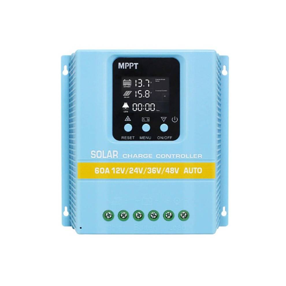 MPPT Solcellsladdare 12V 24V 36V 48V Automatisk Identifiering 60A