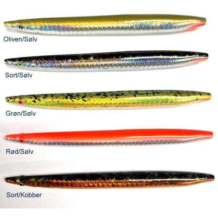 Savage Gear Line Thru Sandeel Deluxe - Rød/Sølv