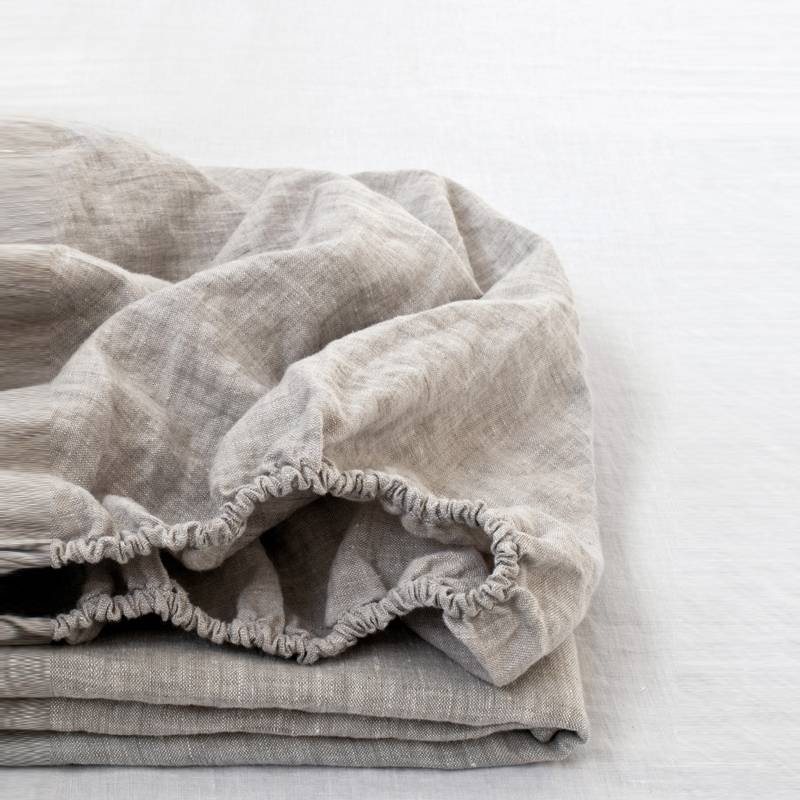 Faconlagen Vasket Hør - Melange - Linen Tales - 180x200x30.