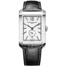 Baume & Mercier M0A10528 Hampton Sølvfarvet/Læder