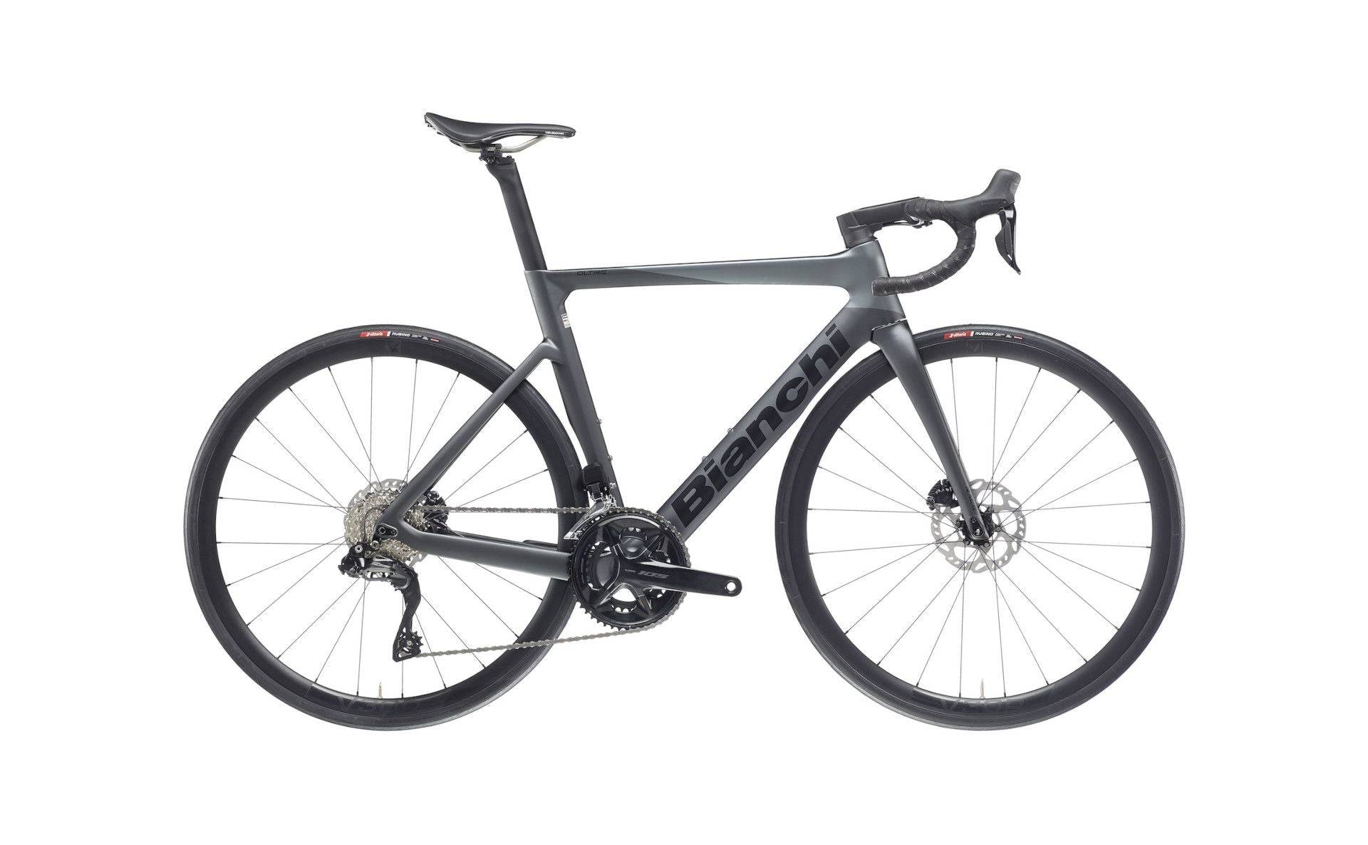 Bianchi Oltre RACE 2024 - Shimano 105 2x12sp - Velomann V30R - 044 / 50 / zl - grigio / nero – full matt (50)