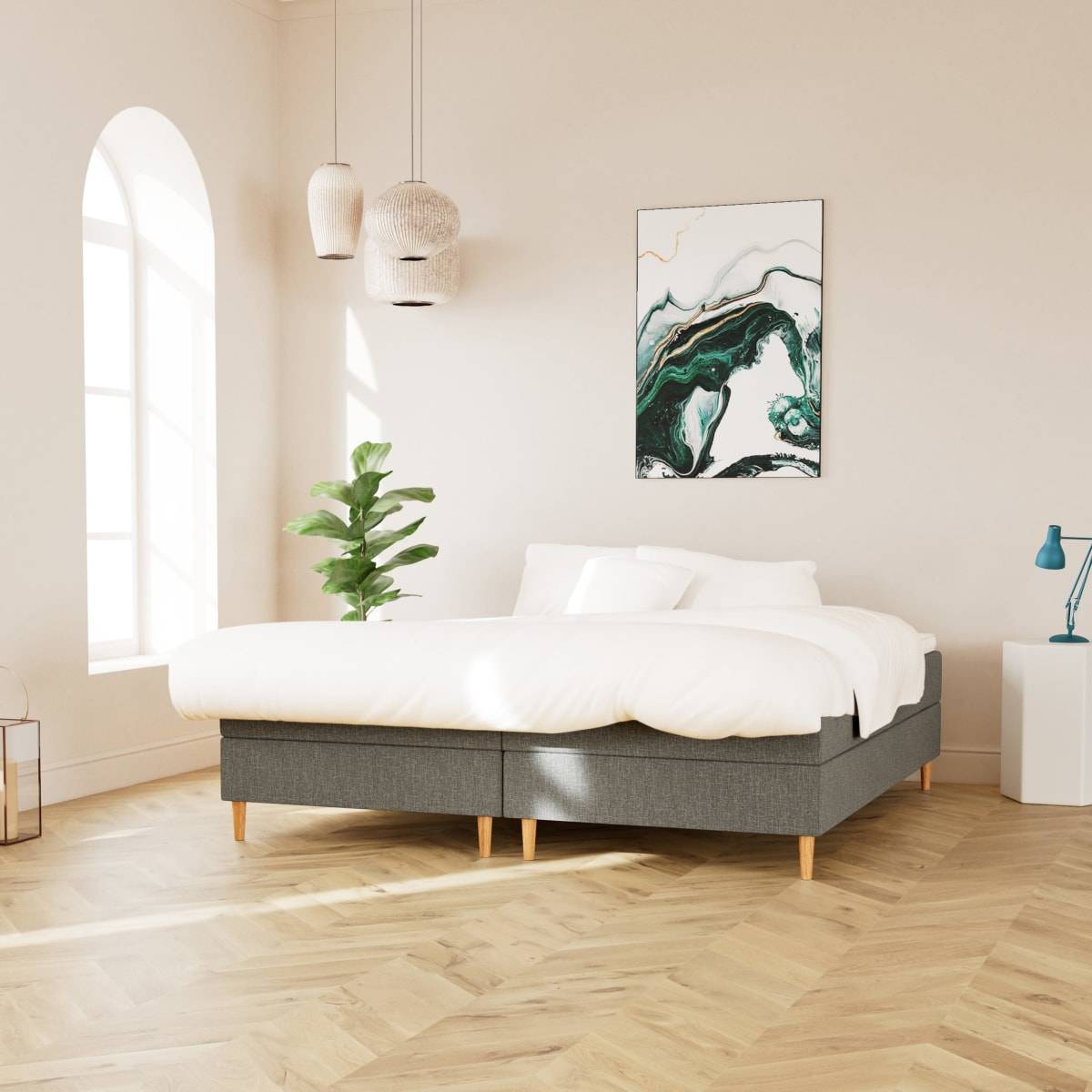 Elevationsseng - 140x200 - Urban Solid 505.