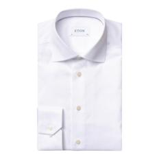 Eton Skjorte Hvid Slim Fit - HVID / 40.