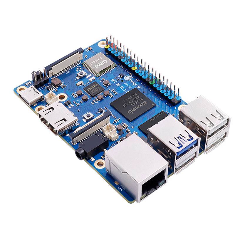 Orange Pi 3B 4GB/8GB RAM Rockchip RK3566 Mini PC Quad-Core 64-bit WiFi+BLE Gigabit Kör Android Linux OpenHarmony OS SBC