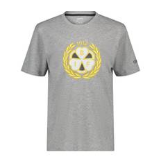 CREST TEE 2.0 JR, GREY MELANGE, Barn, 122/128