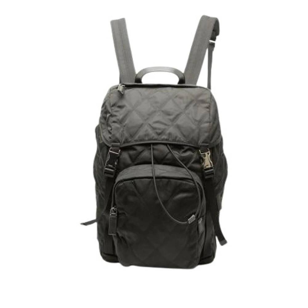 Prada Vintage Pre-owned nylon prada-tasker - Vintage - Dame - Sort - ONE SIZE - Nylon