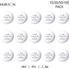 Huieson pingisbollar 3 stjärnor dj 40+ abs bordtennisbollar 100/50/30/15 pack - Vit 30 bollar