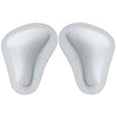 Green-Feet 2 par ortopediska mellanfötter pelottar vitt läder pelotte i T-form spridning, unisex – vuxna innersula, dubbelpack, - Vit - 35/37 EU