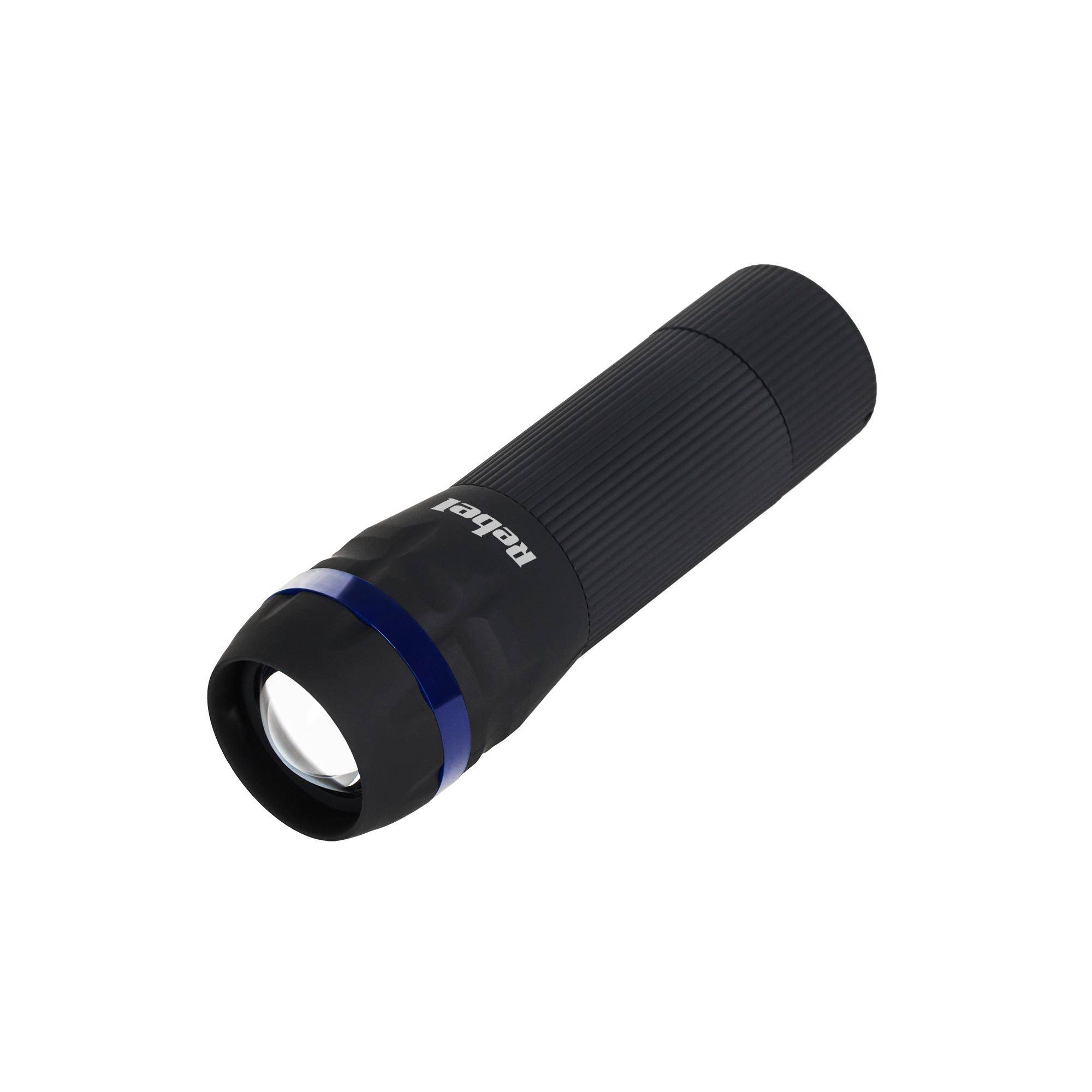 Rebel LED Tactical Handheld Aluminum Flashlight with Zoom Function