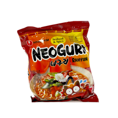 Snabbnudlar Neoguri Skaldjur/Spicy 120g Nongshim Korea