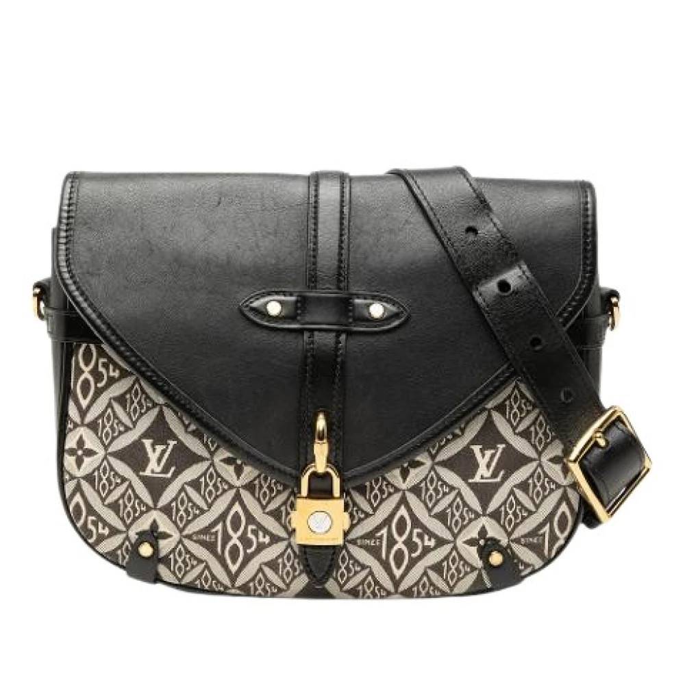 Louis Vuitton Vintage Pre-owned Neo Saumur MM - Vintage - Dame - Sort - ONE SIZE - Uld