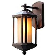 Outdoor Wall Lantern Patio Light Fixture Exterior Waterproof Outdoor Wall Lights Lighting Outdoor Wall Lamps Outdoor Houselights Black Metal With Clear Seed Glass, Perfect For Outdoor Veranda Patio Ho