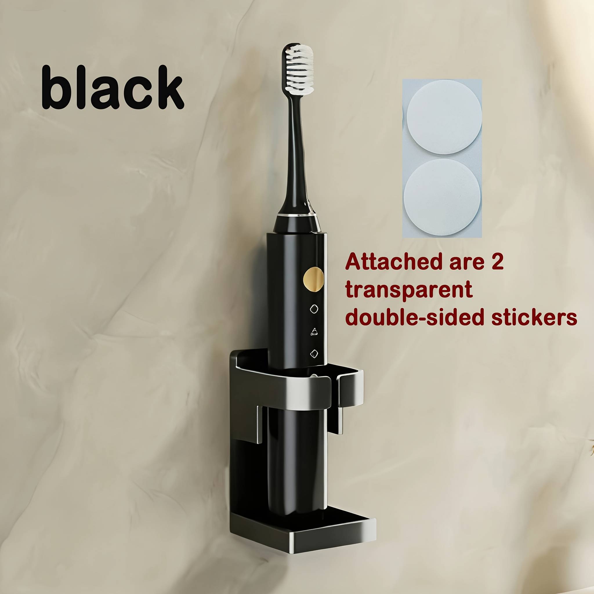 1/2/3pcs Electric Toothbrush Holder, Bathroom Toothbrush Storage Rack, Traceless Toothbrush Stand Rack, To 90% Electric Toothbrush, Bathroom Additions, For Home Decor, Furniture For Home