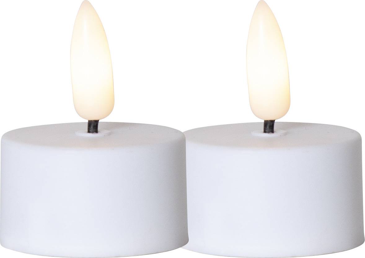 Värmeljus LED Star Trading Flamme 3D-flamma, timer, 2-pack.