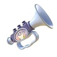 Streysisl Toddler Trumpet,Trumpet Toy - Tecknad trumpet leksak saxofon - Roliga bullerskapare, lärande och pedagogiska leksaker, blåshorn för nyårsfester, barnevenemang, festfavoriter