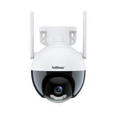 Srihome SH045 HD 2MP 1080P Trådlös PTZ IP Dome-kamera AI Humanoid Detection Nattsyn Säkerhet CCTV Tvåvägskomradio Barnöv