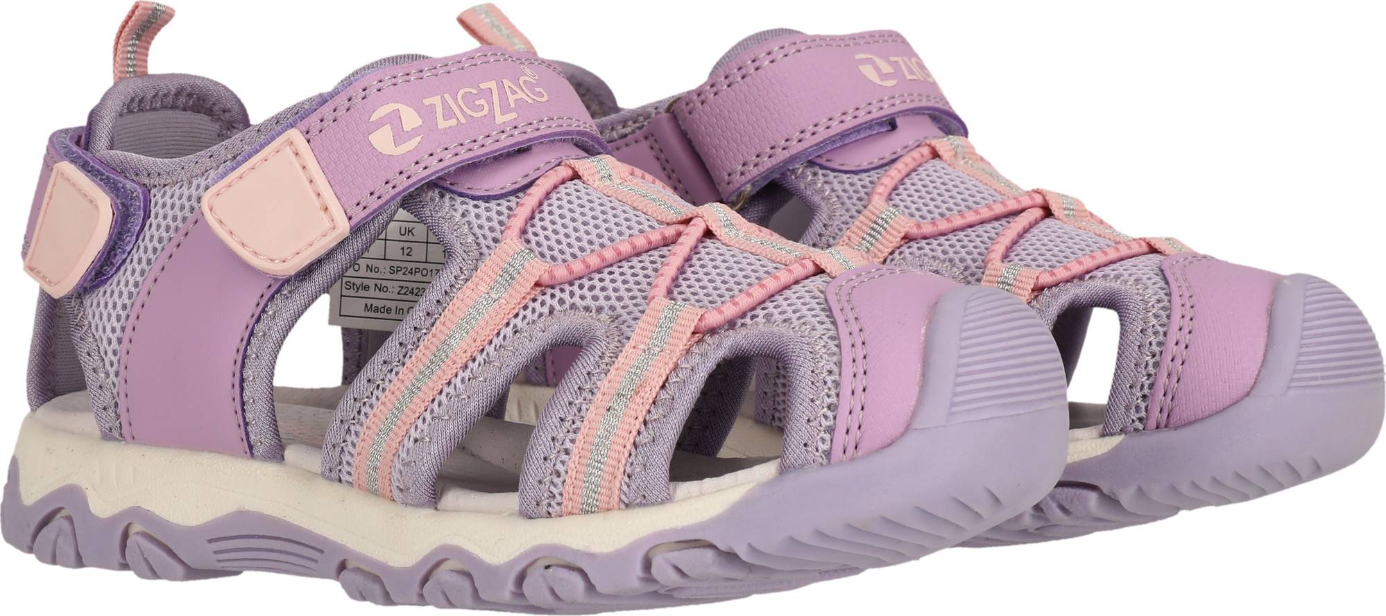ZigZag Kids' Krila Closed Sandal Lupine, 27