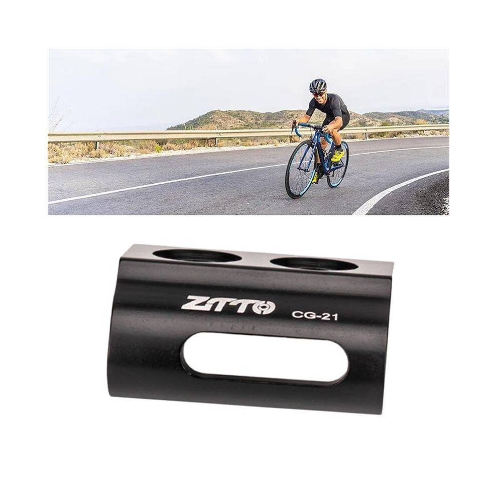 ZTTO Aluminum Alloy Bicycle Front Derailleur Hanger for Gravel & -Country Bikes Carbon Frame Compatible Direct Moun Black