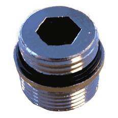 ÖVERGÅNGSNIPPEL R15XM18X1,5 UTVÄNDIG X UTVÄNDIG GÄNGA, FÖR 12 MM KOPPARRÖR KROM BROEN BALLOFIX