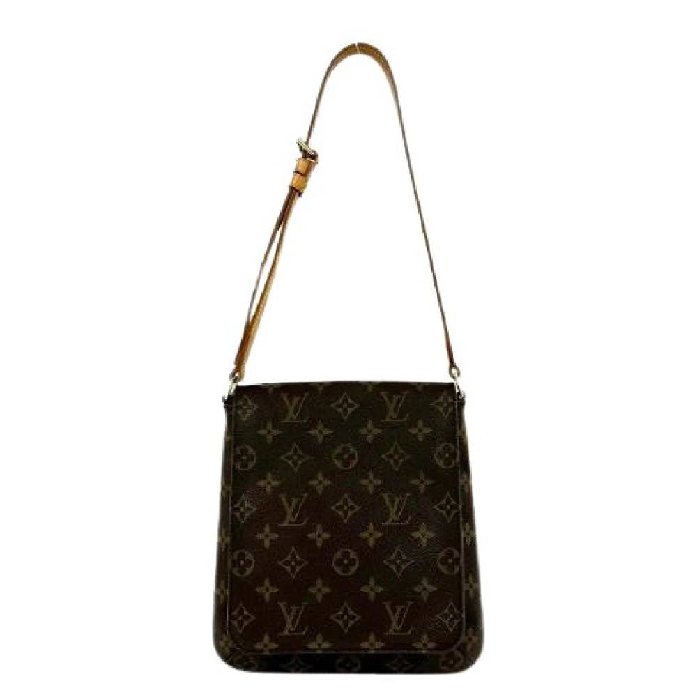 Louis Vuitton Vintage Pre-owned Musette Salsa Monogram Skuldertaske - Vintage - Dame - Brun - ONE SIZE - Uld
