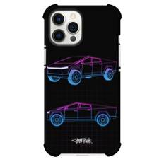 Cybertruck Case For iPhone Samsung Galaxy Pixel OnePlus Vivo Xiaomi Asus Sony Motorola Nokia - Car BluePrint Model Art