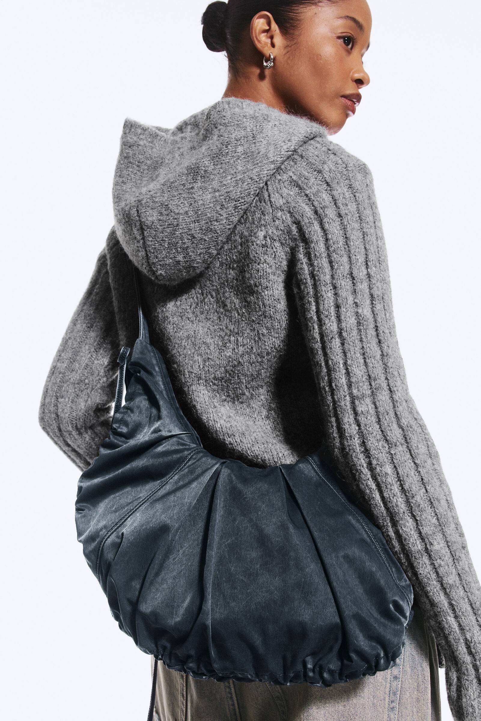 Ruched Crossbody Bag