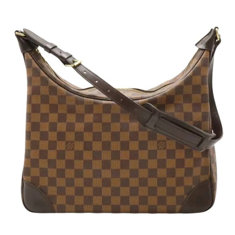 Louis Vuitton Vintage Pre-owned Blois Damier Skuldertaske - Vintage - Herre - Brun - ONE SIZE - Uld