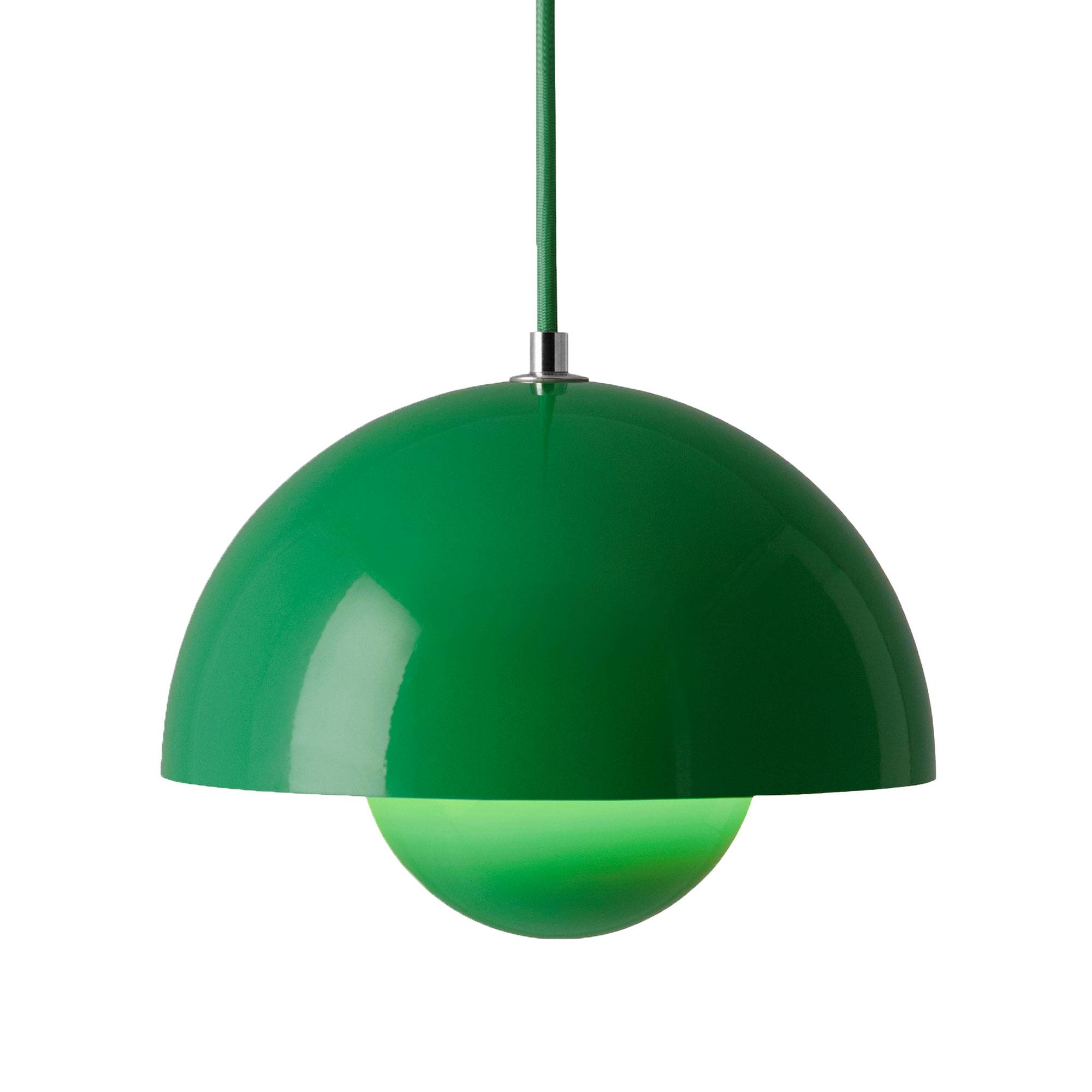 Flowerpot VP10 Pendel, Ø16 cm, af Verner Panton Signal Green.