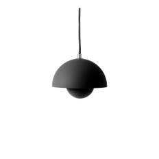 &Tradition - Flowerpot Pendant VP10, Matt Black - Pendellampor - Verner Panton - Svart