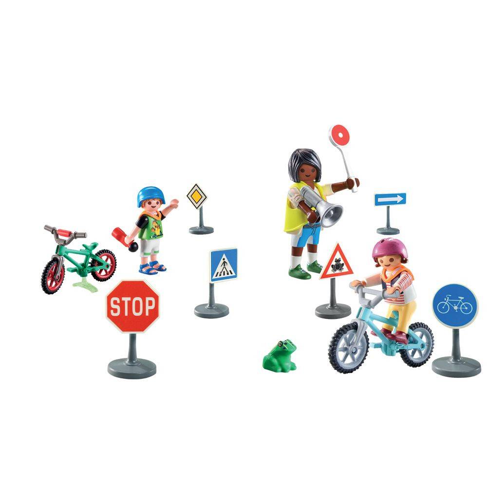 Cykeltræning Playmobil Byggesæt City Life 71332