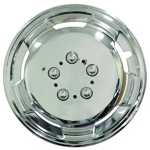 Hjulkapsler 4 stk. - Krom Deep Dish - Str. 16"