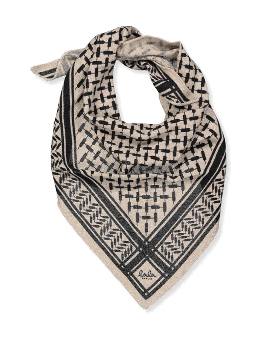 Lala Berlin | Tørklæde | Triangle Trinity Classic M, Dune/beige