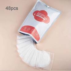 48 st/påse Stay Dry-amningsinlägg för bröstmjölk, mjuka, högabsorberande amningsinlägg, ultratunna och individuella förpackningar - Vitt (En-Storlek)