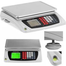 Kommersiell butiksvåg räknande LCD 33,5 x 23 cm 7,5 kg / 0,6 g
