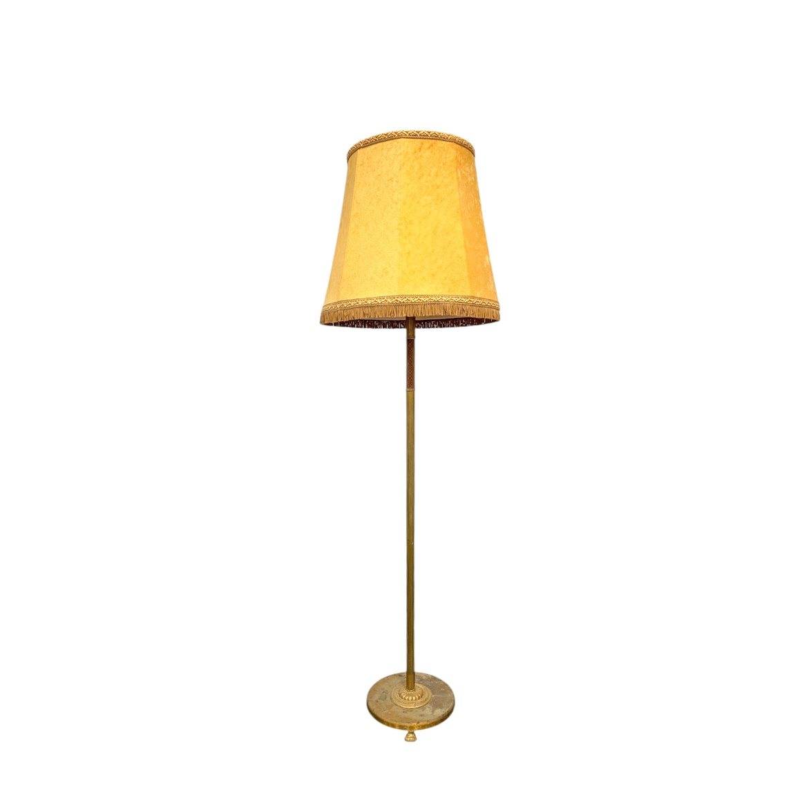 Vintage by Bright 1-2-3 Golvlampa Nova 2-arm, mässing