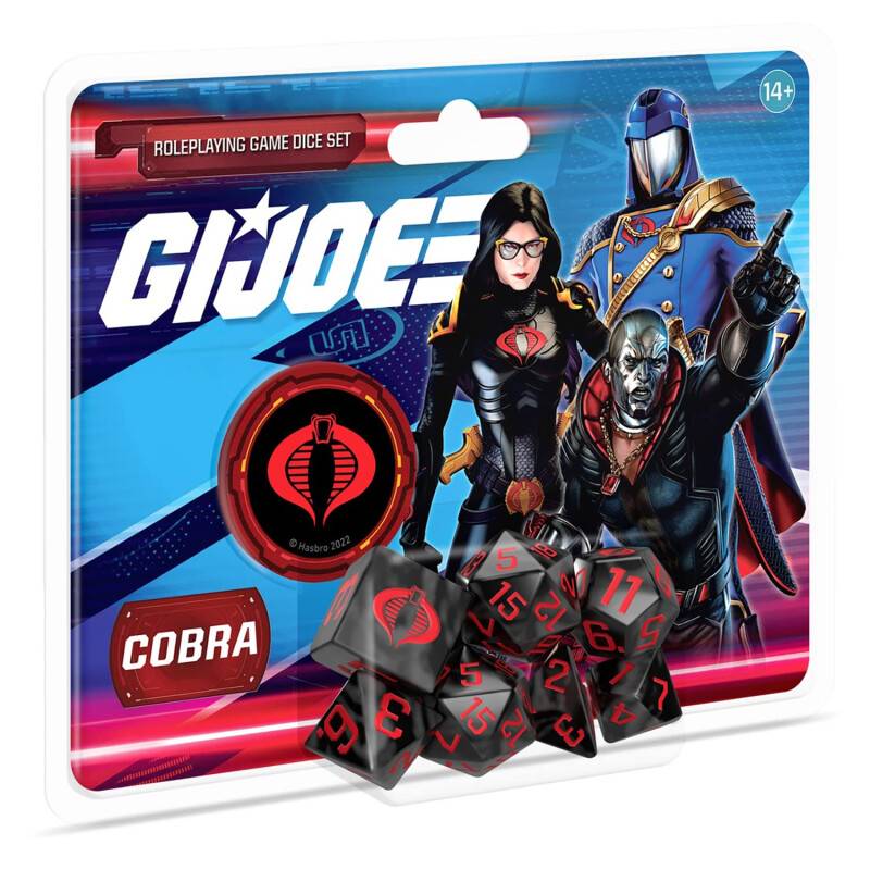 Renegade Game Studios G.I. Joe Roleplaying Game: Cobra Dice Set - 8...