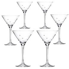 Clio Cocktailglas med Swarovski krystaller - 6 stk.