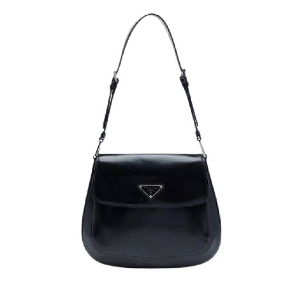 Prada Vintage Pre-owned Vintage Skuldertaske - Vintage - Dame - Sort - ONE SIZE - Uld