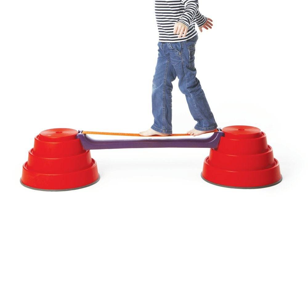 Gonge Build-N-Balance Balancetopsæt med Slack Line - H:24 cm.