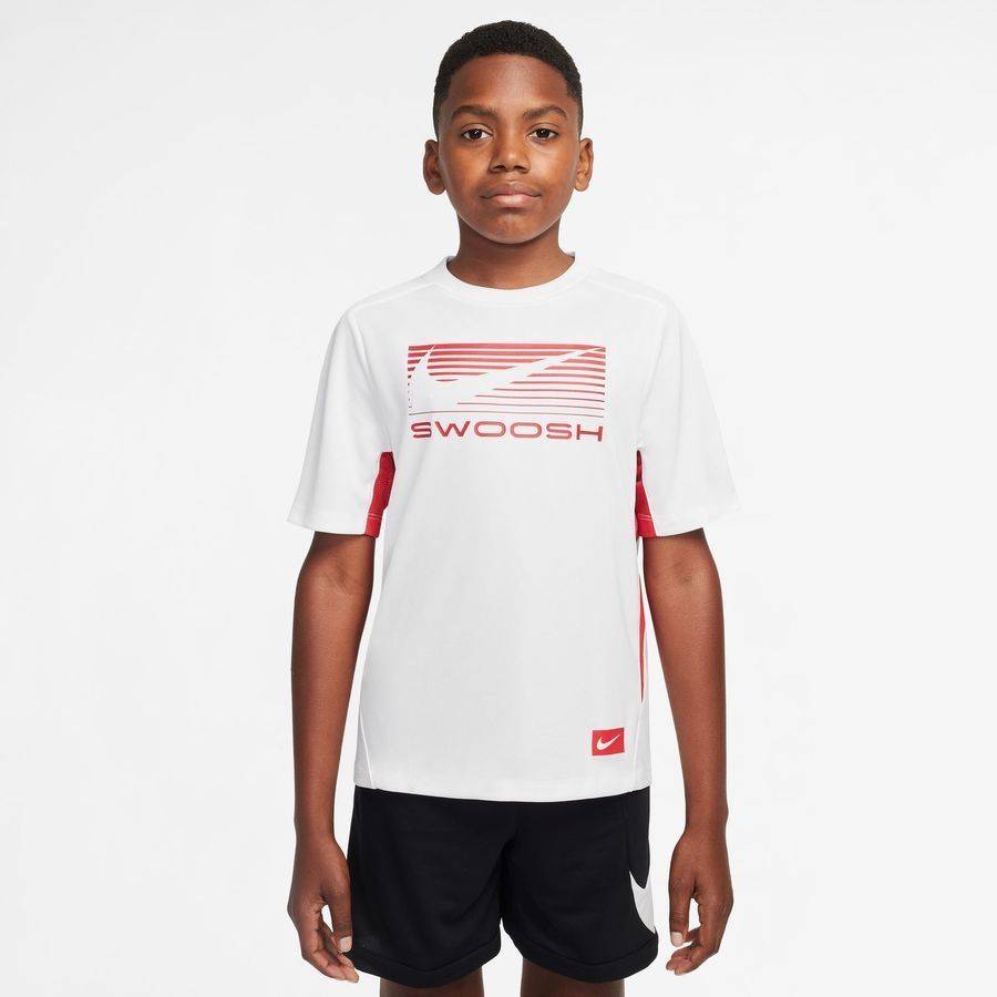 Nike Tränings T-Shirt Multi GX - Vit/Röd Barn - ['Vit'] (S: 128-137 cm)