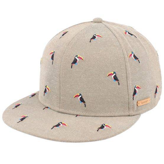 Barts - Beige snapback Keps - Kids Pauk Cap Army Snapback @ Hatstore